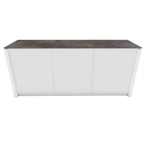 Mag Sideboard Optic White Lacquered Doors